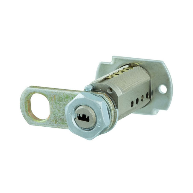 Замок для обладнання MUL-T-LOCK CAM19 3/4"(19мм) 1-1/8" (33,2мм) R_кріплення гайкою NST CLASSIC O/K 015 UNIV PB